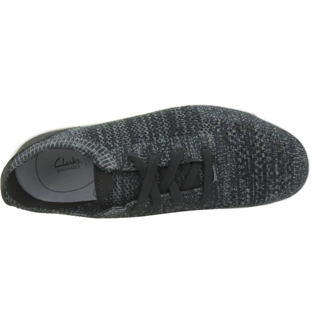 CLARKS ONAWAY KNIT en color NEGRO  (7)