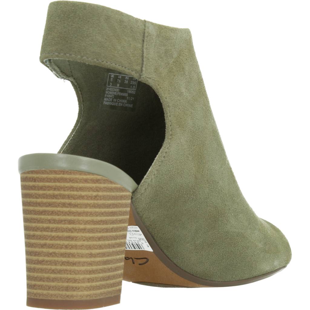 CLARKS DEVA BELL en color VERDE  (3)