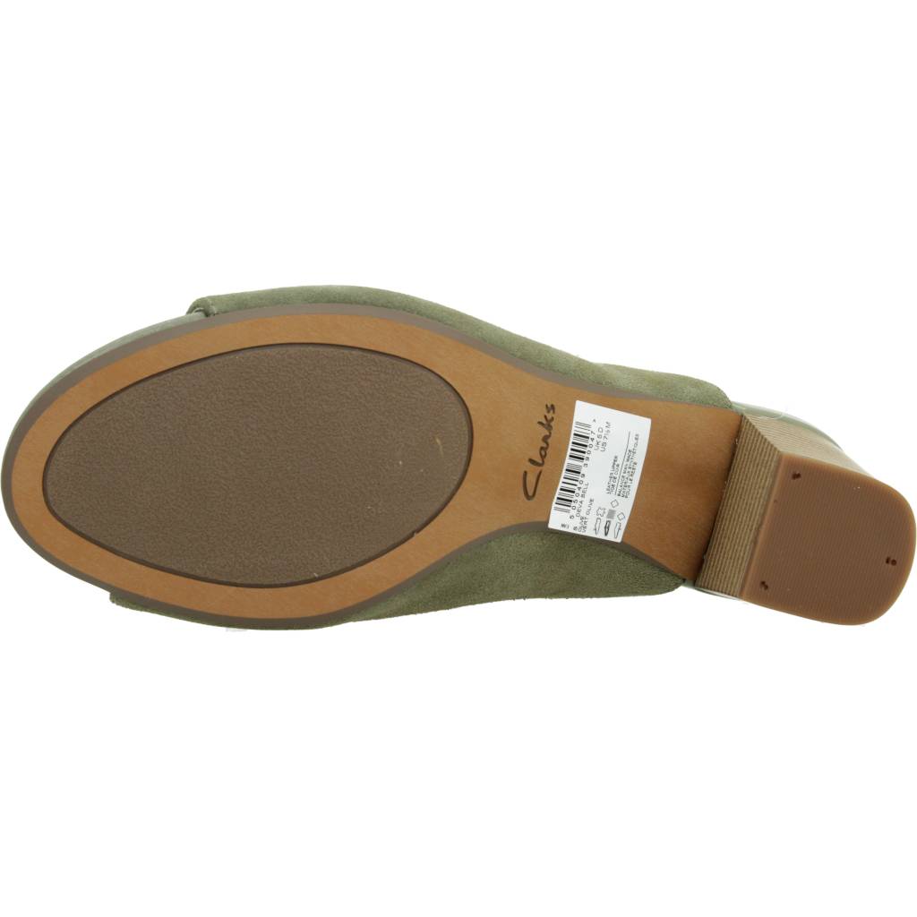 CLARKS DEVA BELL en color VERDE  (6)