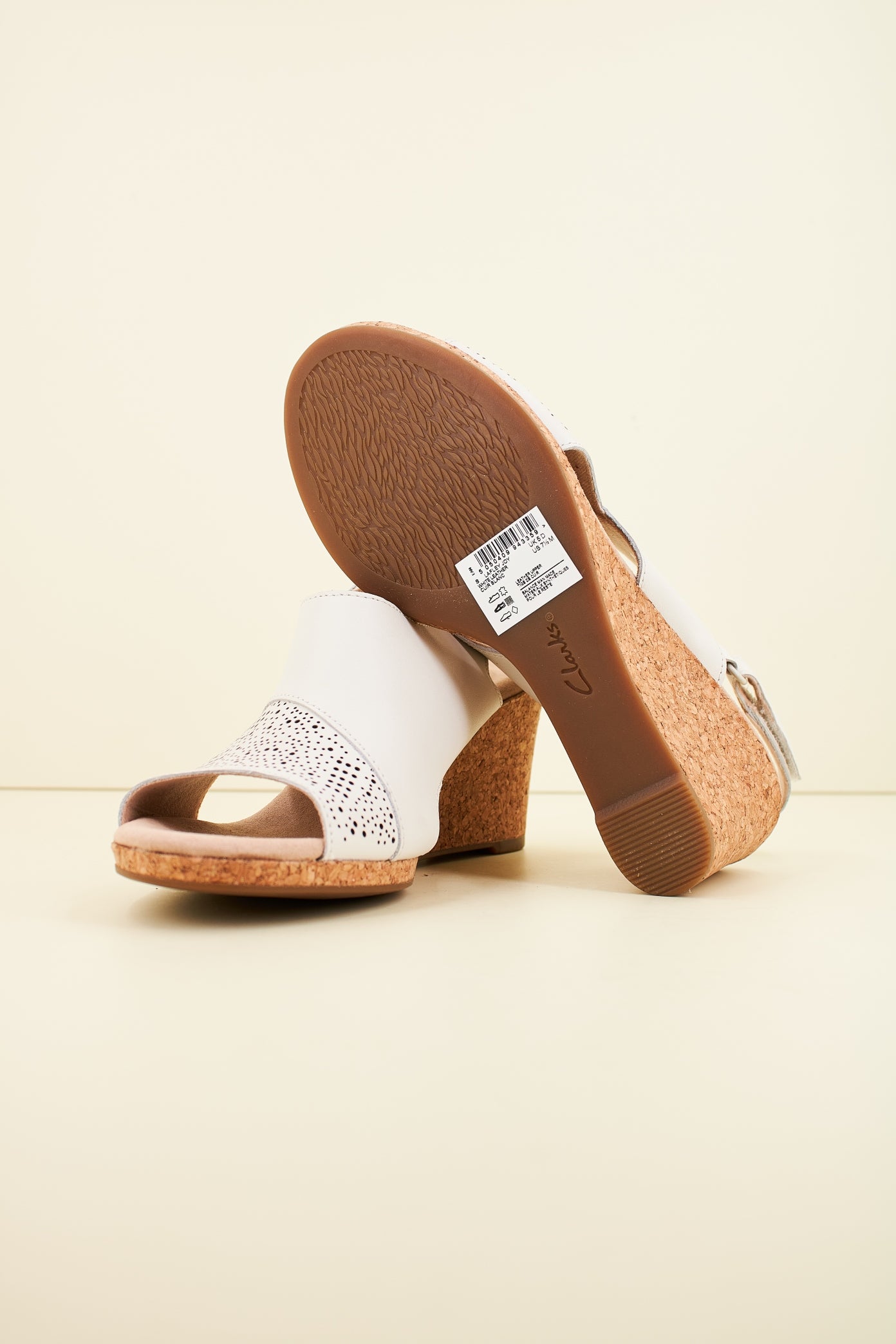 CLARKS LAFLEY JOY en color BLANCO  (4)