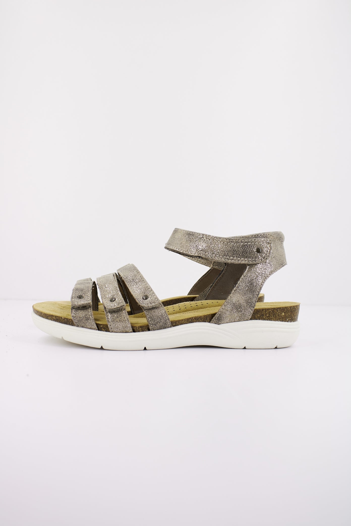 CLARKS APRIL DOVE en color PLATA  (1)