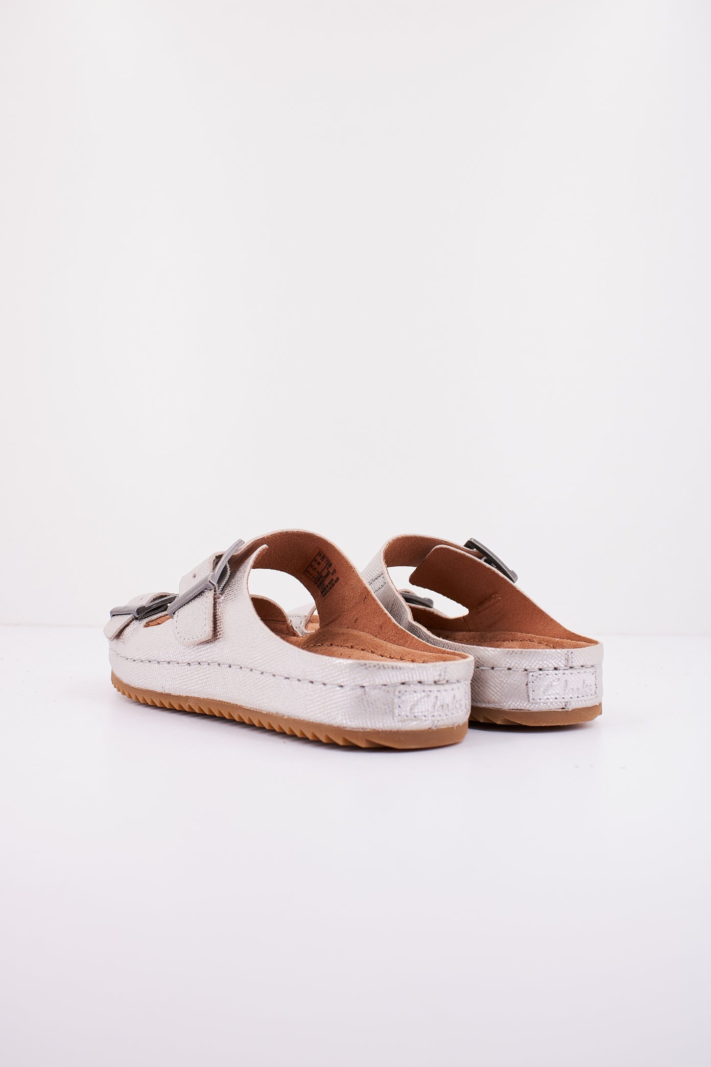 CLARKS BROOKLEIGH SUN en color PLATA  (3)