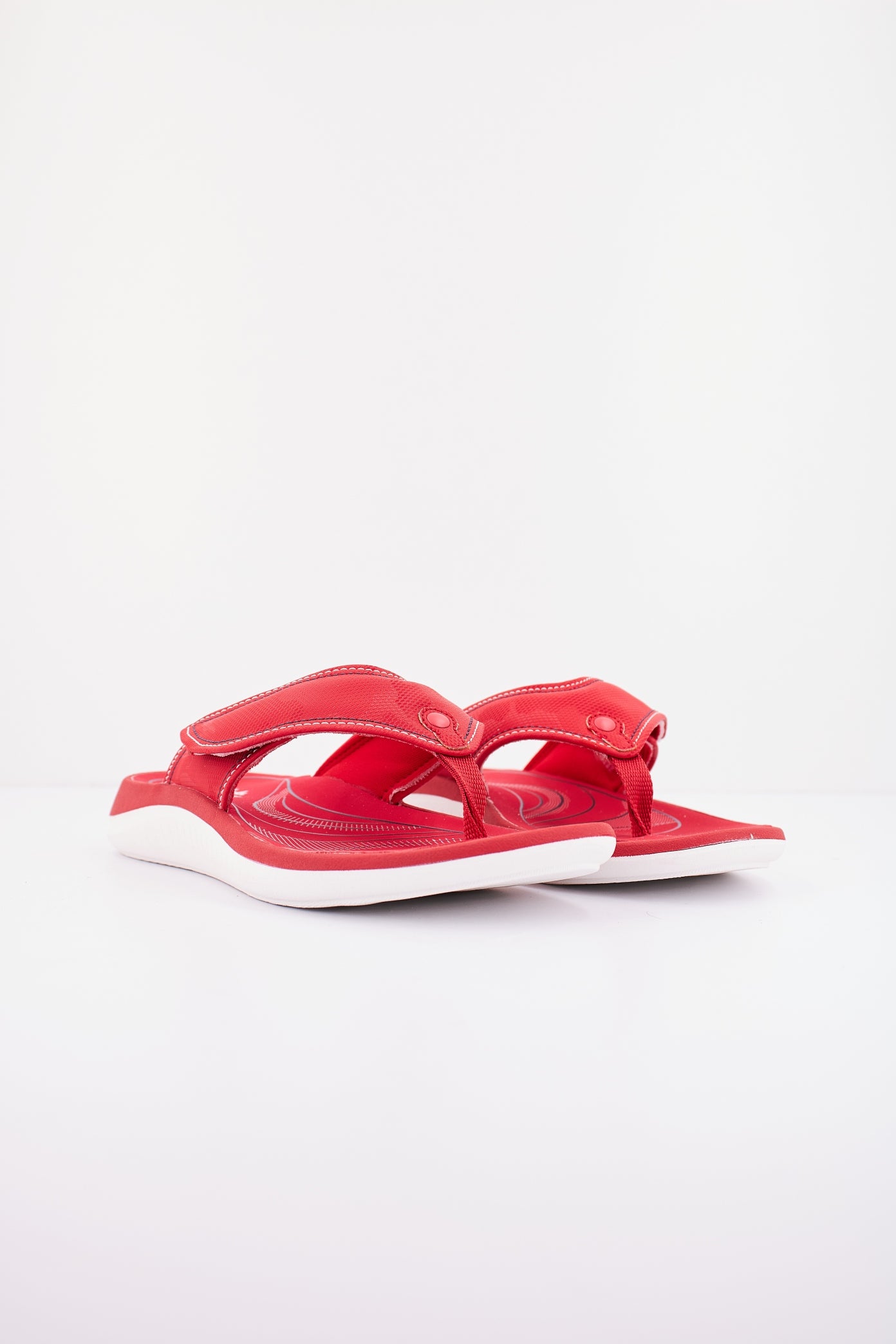 CLARKS GLIDE POST  en color ROJO  (2)