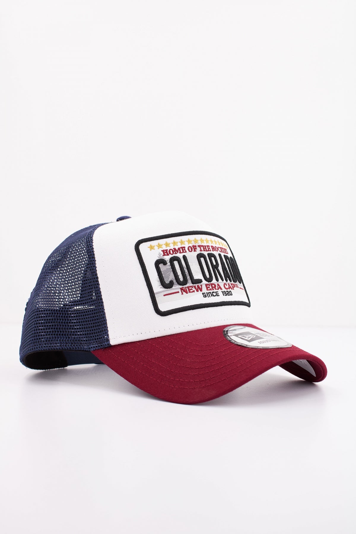 NEW ERA PATCH TRUCKER en color AZUL  (2)