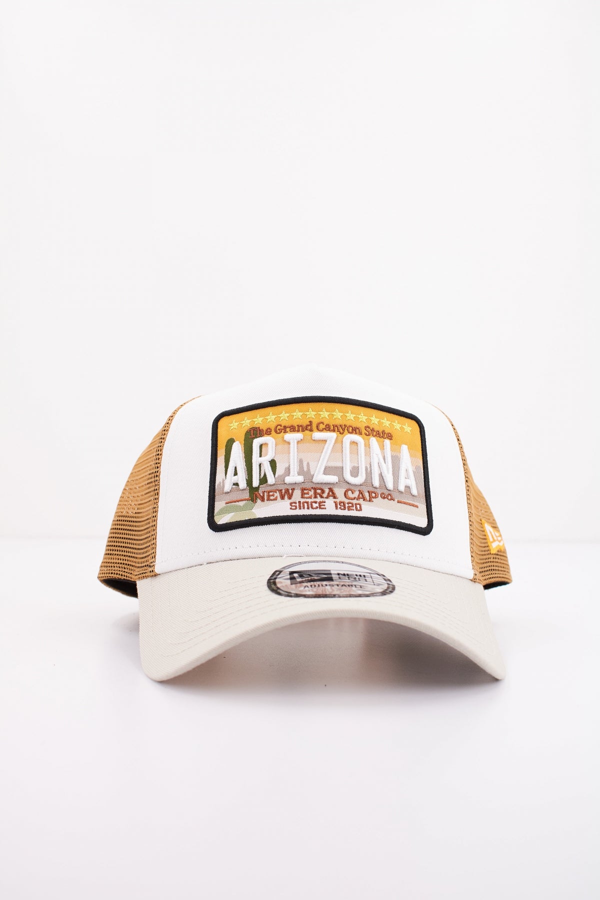 NEW ERA PATCH TRUCKER en color BLANCO  (1)