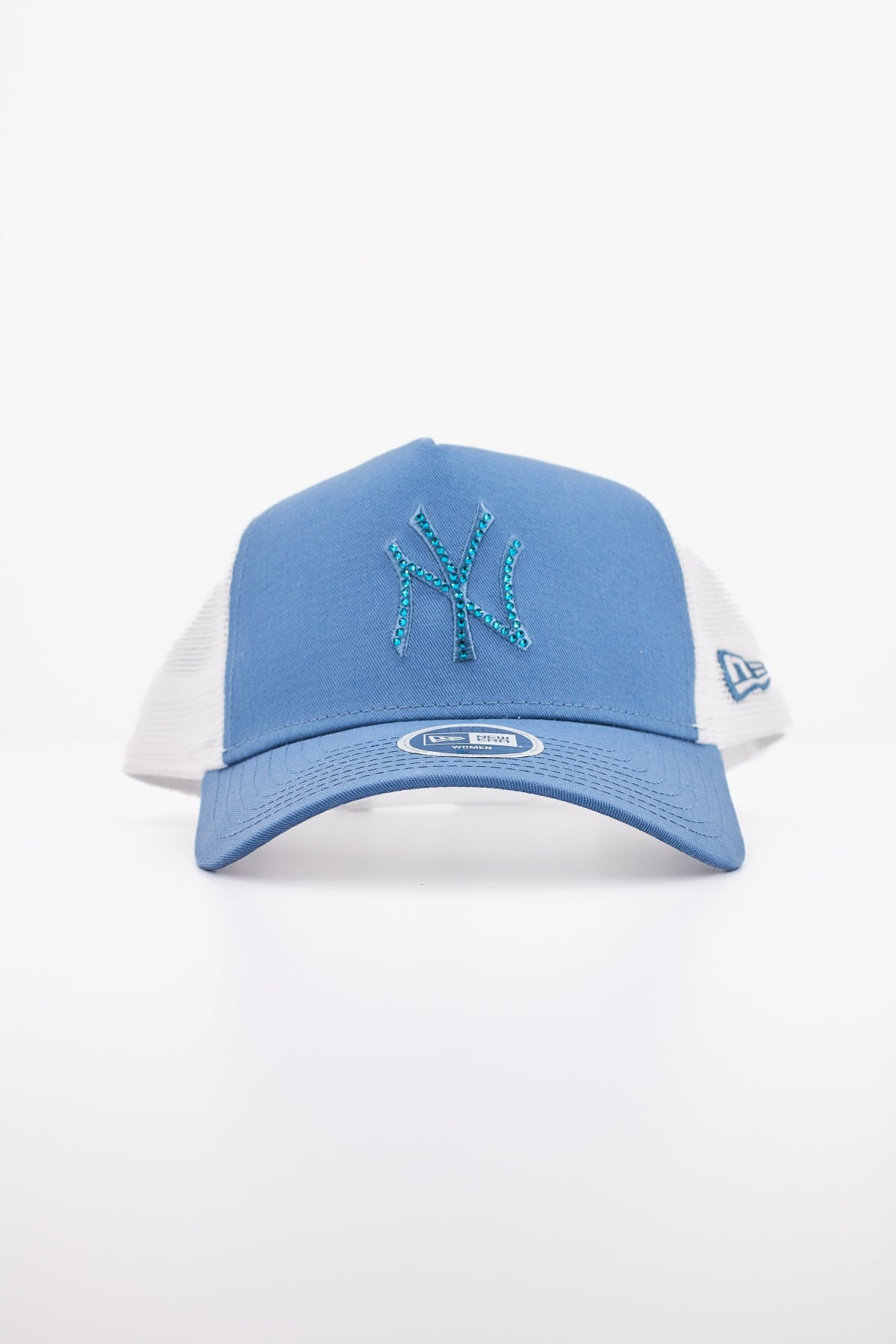 NEW ERA  MLB RHINESTONE TRUCKER N en color AZUL  (1)