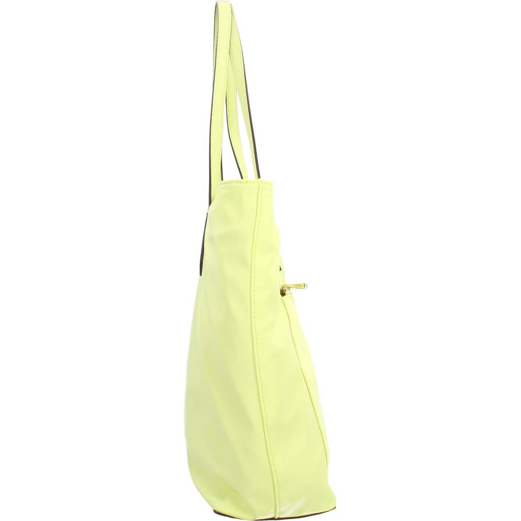 GUESS ECO GEMMA TOTE en color AMARILLO  (4)