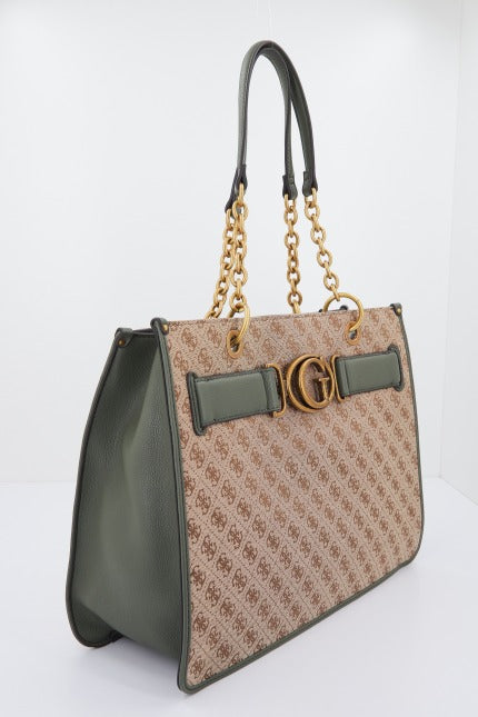 GUESS AVIANA TOTE en color VERDE  (1)