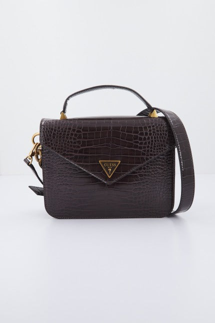 GUESS HWCB  RETOUR TOP HANDLE FLAP en color MARRON  (2)