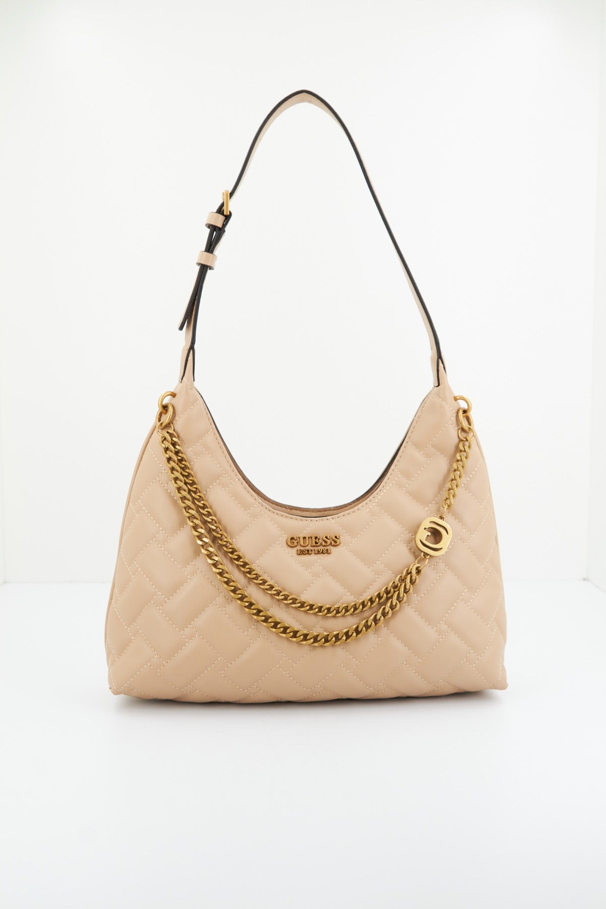 GUESS GRACELYNN HOBO en color NUDE  (2)