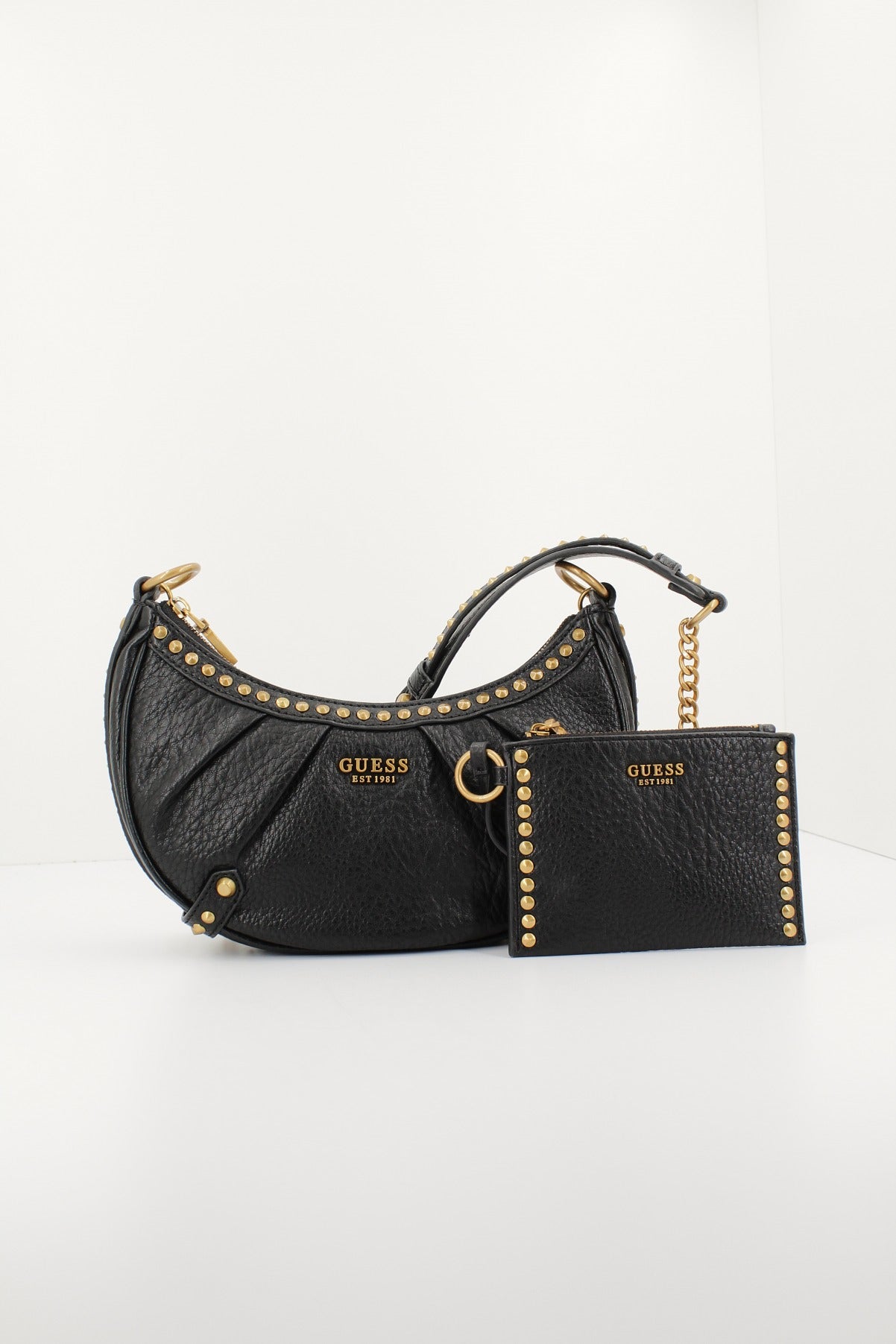 GUESS CLELIA CROSSBODY ZIP en color NEGRO  (2)