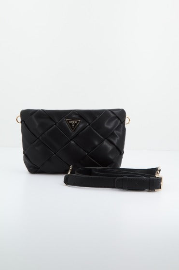 GUESS ZAINA CROSSBODY ZIP en color NEGRO  (2)