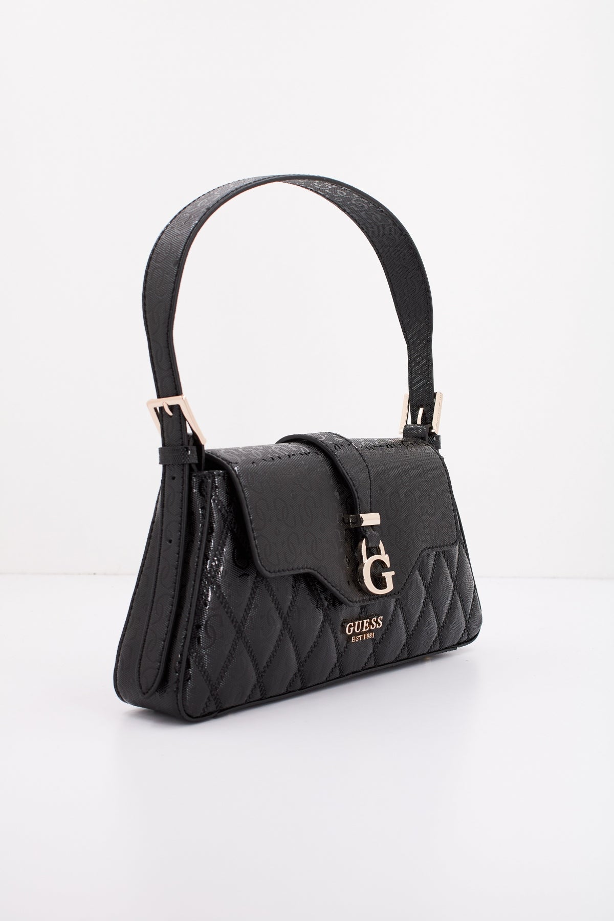 GUESS ADI FLAP SHOULDER en color NEGRO  (1)