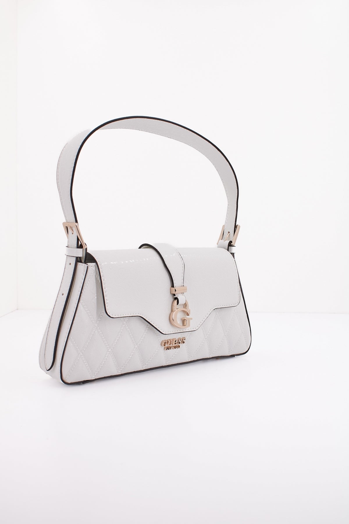 GUESS ADI FLAP SHOULDER en color BLANCO  (1)