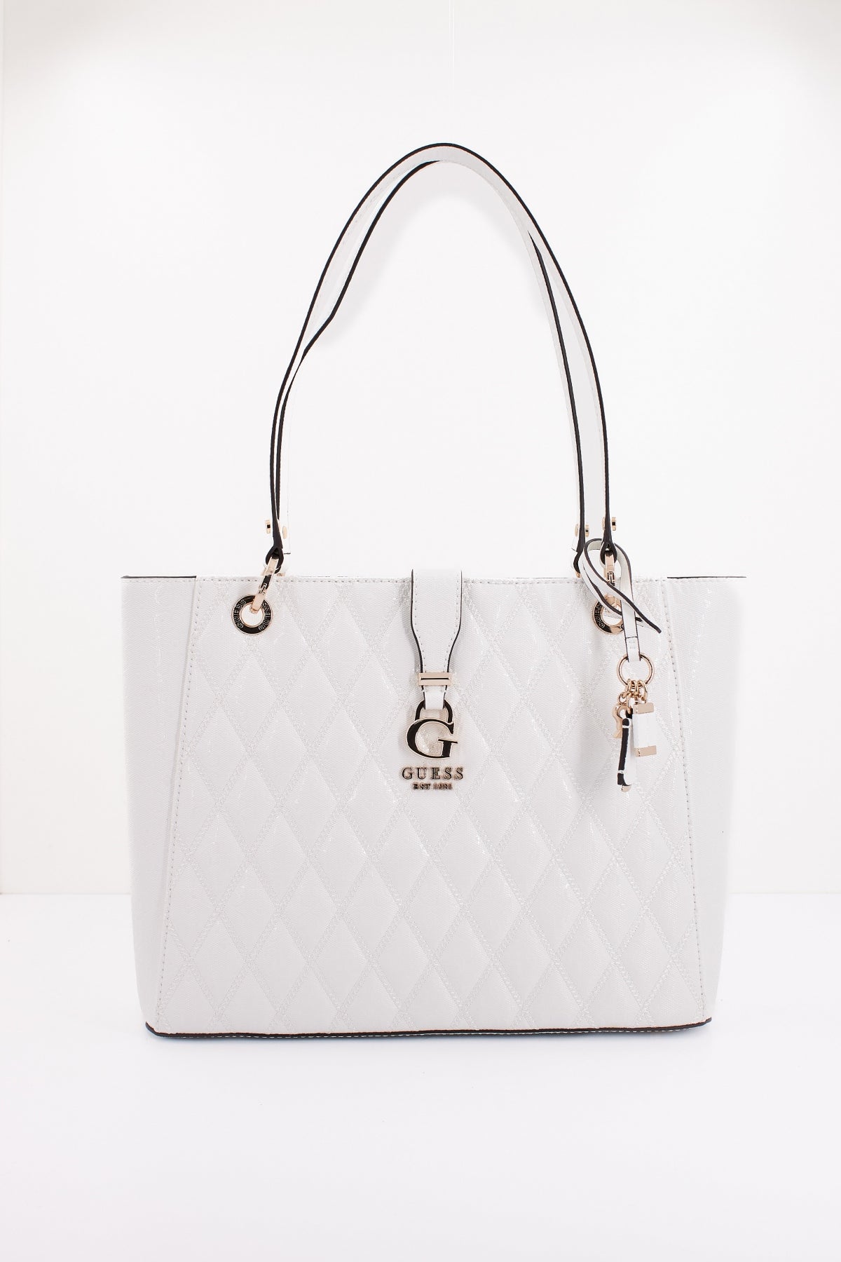 GUESS ADI NOEL TOTE en color BLANCO  (2)