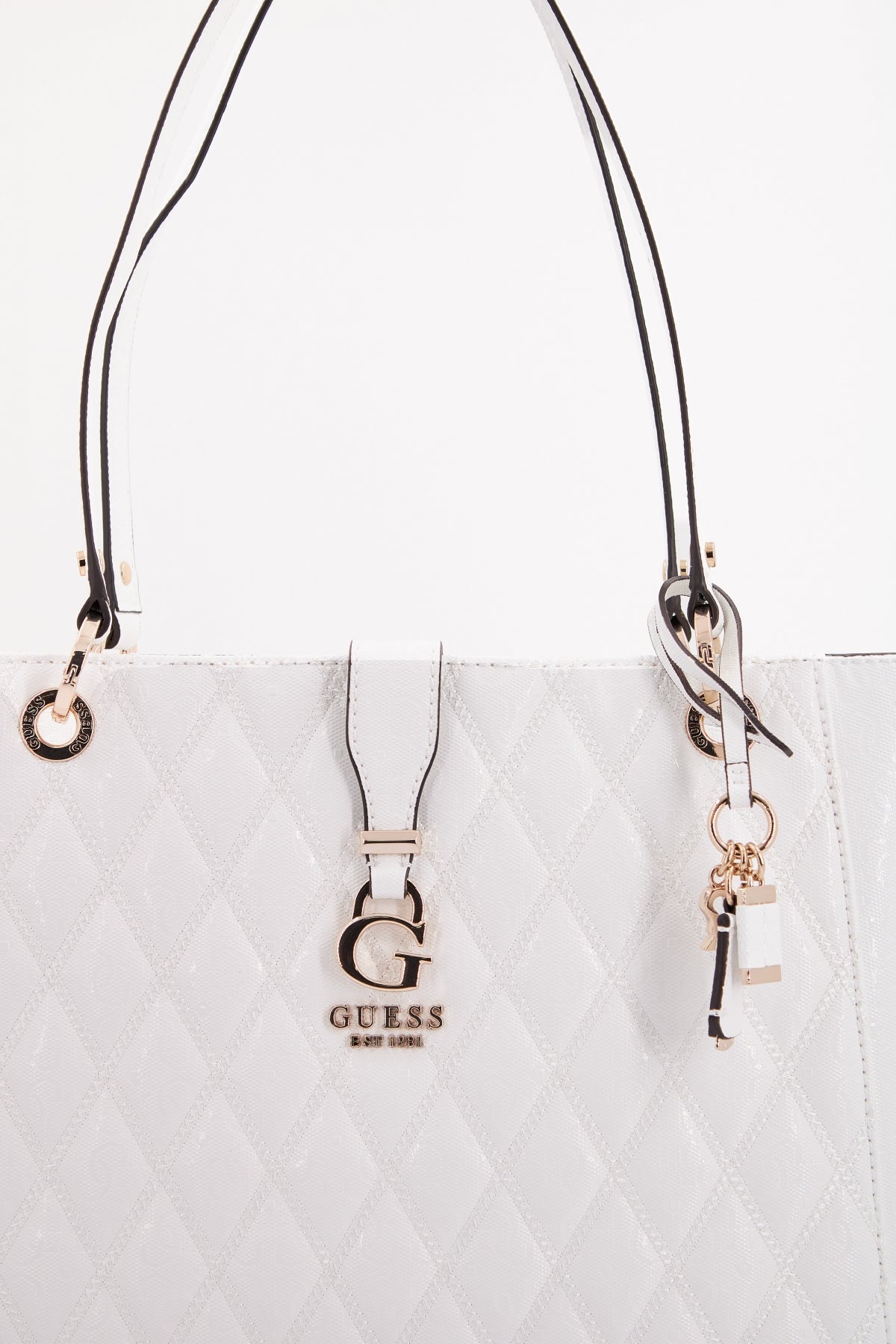 GUESS ADI NOEL TOTE en color BLANCO  (4)