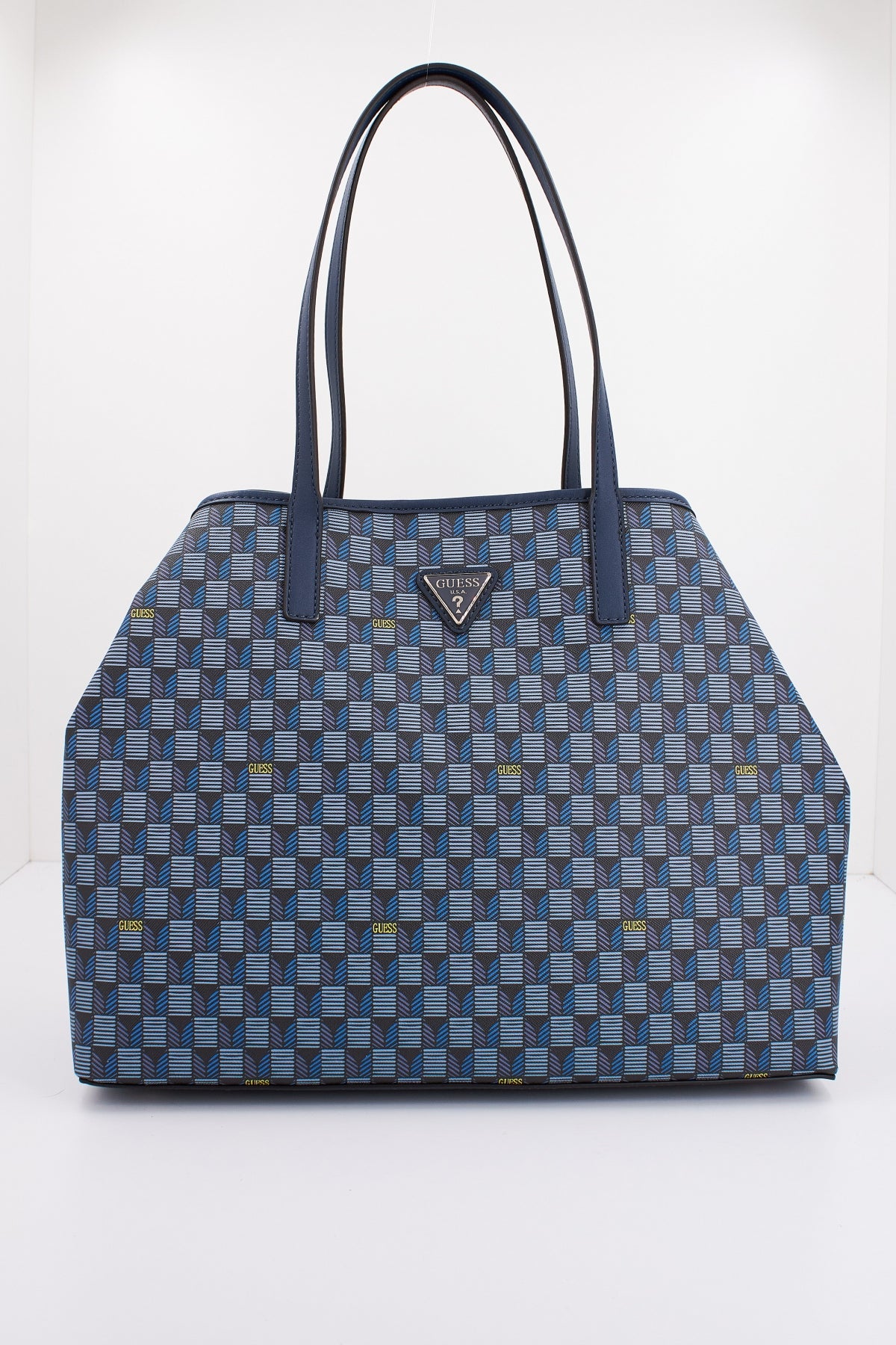 GUESS VIKKY II LARGE TOTE en color AZUL  (2)