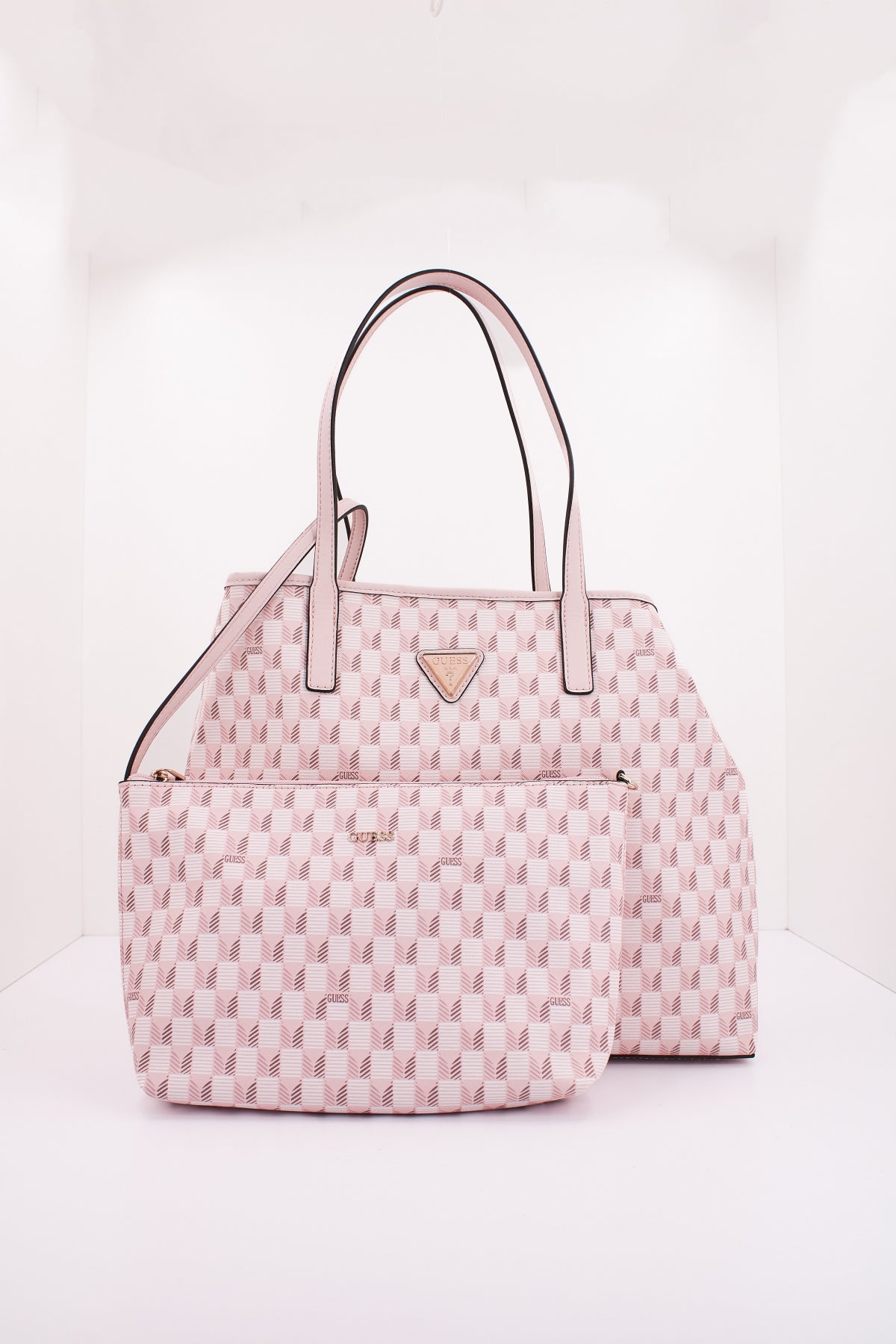 GUESS VIKKY II LARGE TOTE en color ROSA  (4)