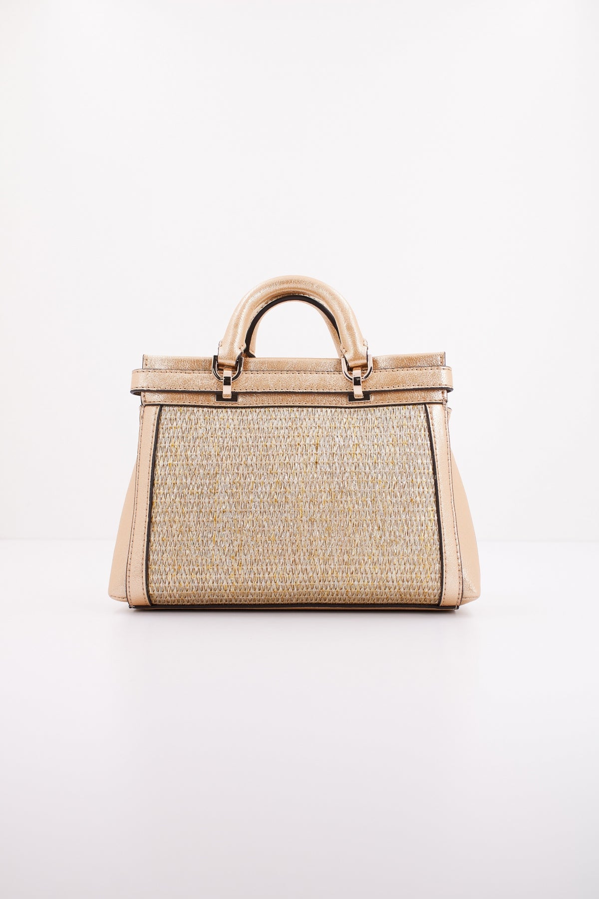 GUESS SESTRI MINI SATCHEL en color ORO  (2)