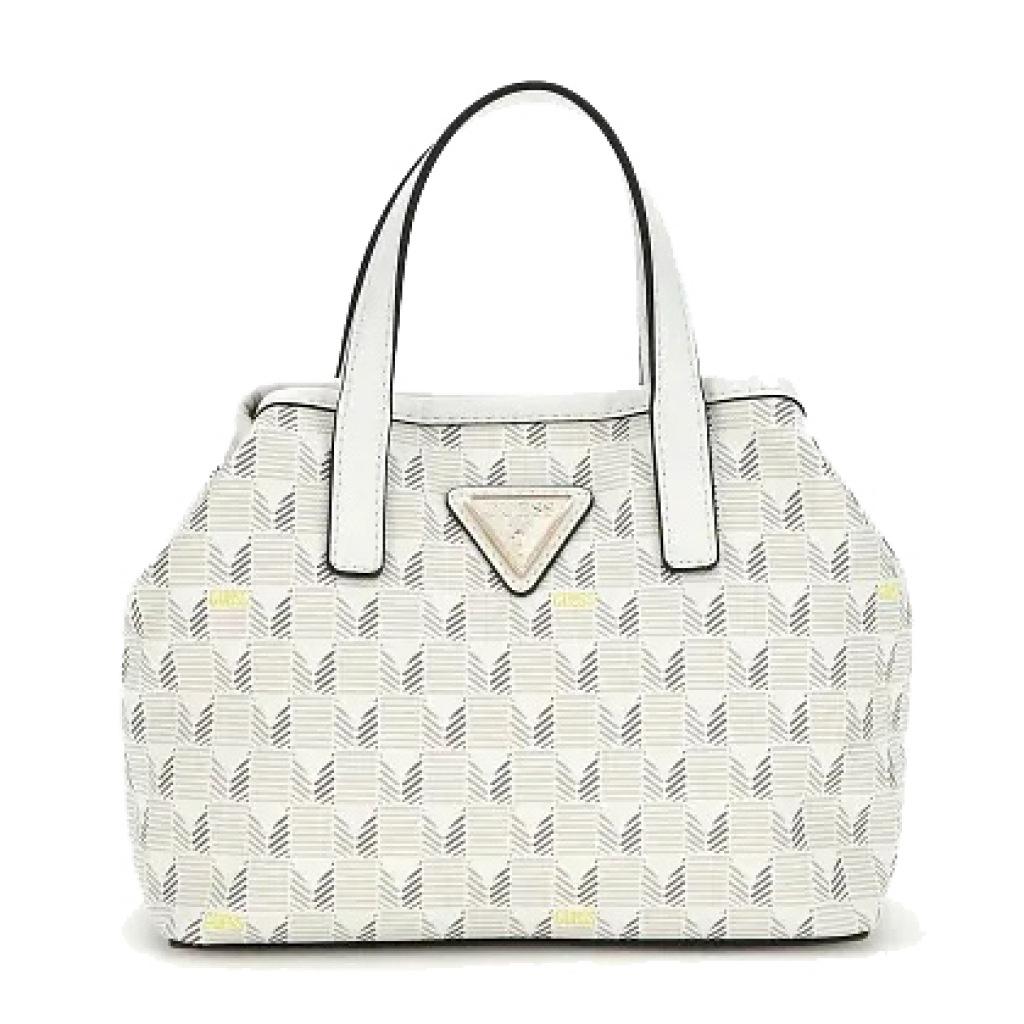 GUESS  G WAVE MINI TOTE en color BLANCO  (4)