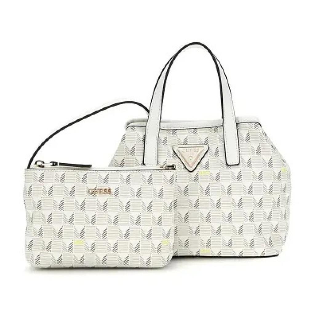 GUESS  G WAVE MINI TOTE en color BLANCO  (6)