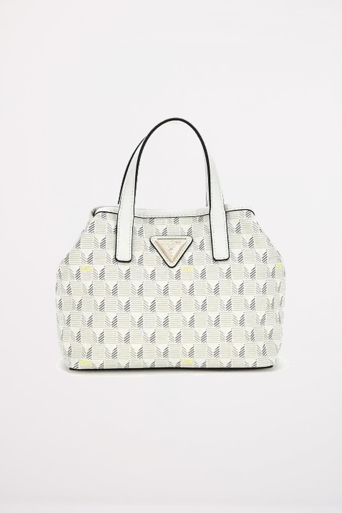 GUESS  G WAVE MINI TOTE en color BLANCO  (1)