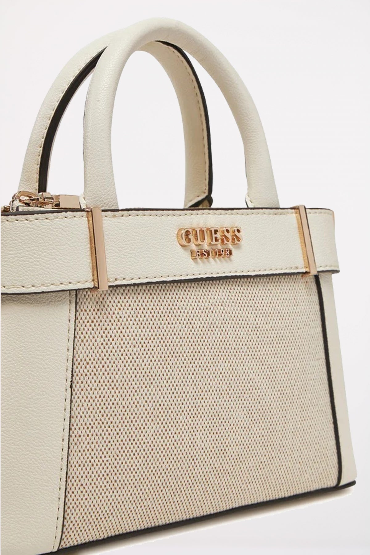 GUESS ANADELA MINI SATCHEL en color BLANCO  (2)