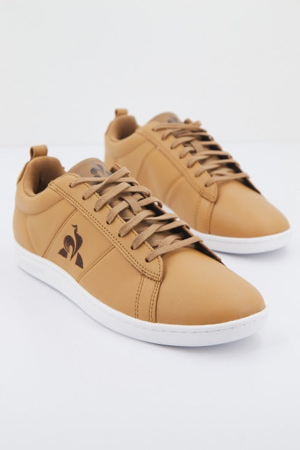 LE COQ SPORTIF COURTCLASSIC CRAFT en color MARRON  (1)