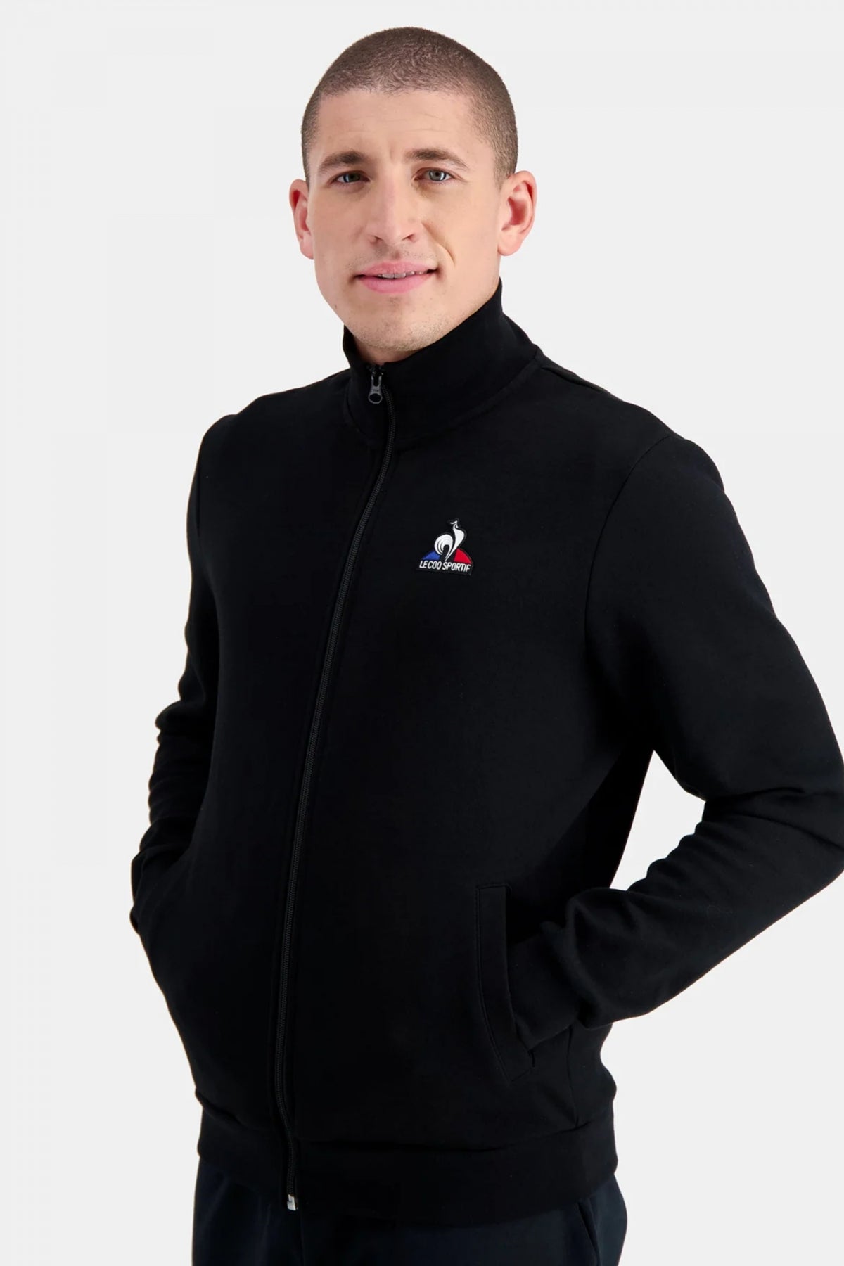 LE COQ SPORTIF ESS FZ SWEAT N en color NEGRO  (1)