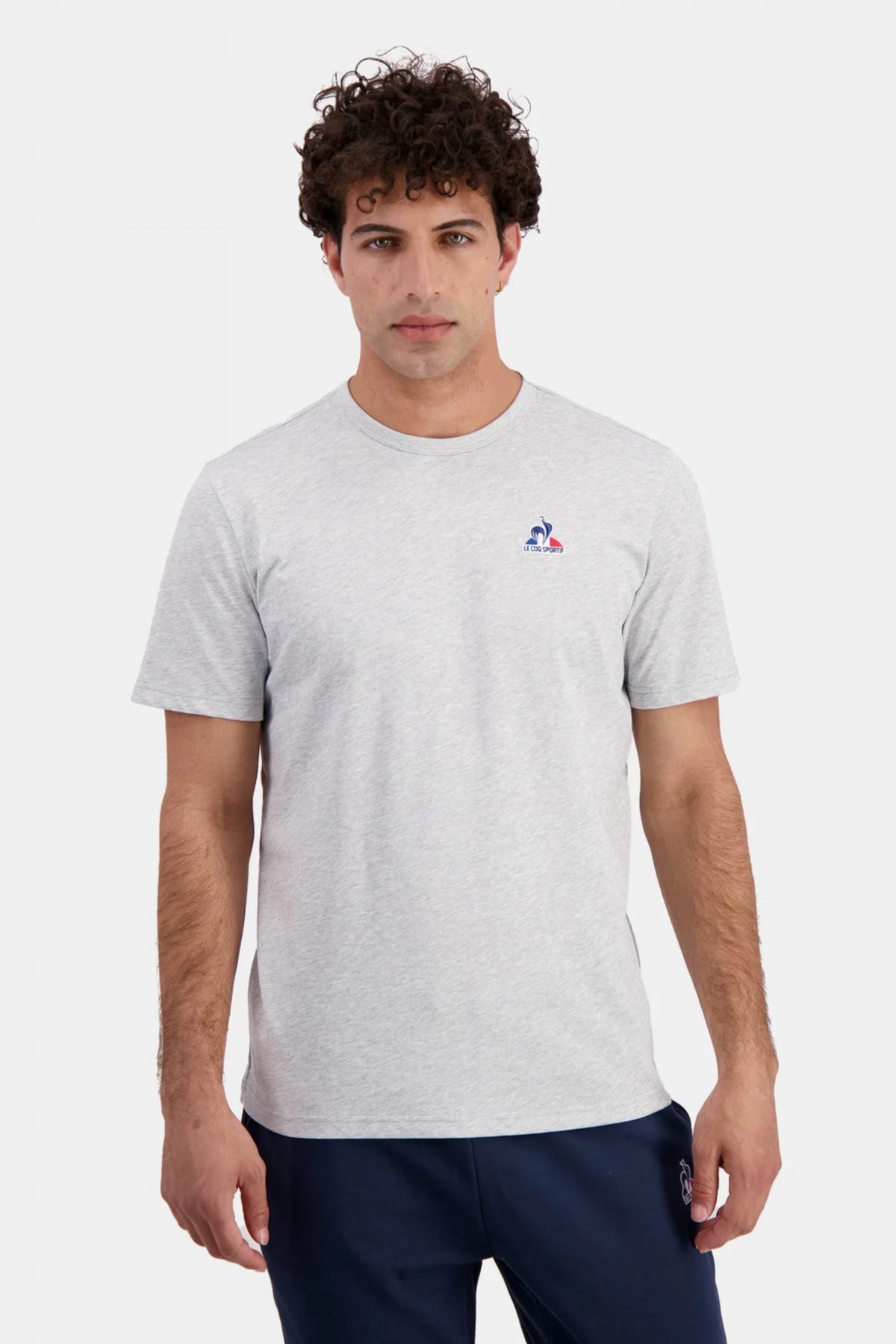 LE COQ SPORTIF  ESS TEE SS N en color GRIS  (1)