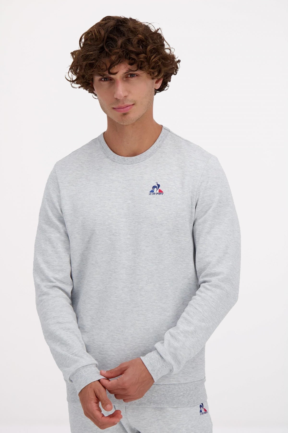 LE COQ SPORTIF ESS CREW SWEAT en color GRIS  (1)