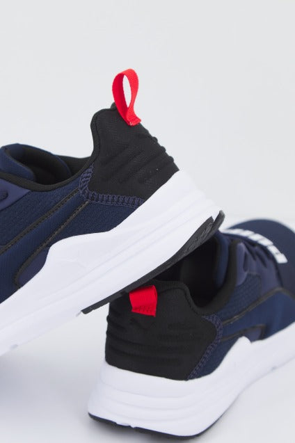 PUMA WIRED RUN PURE en color AZUL  (2)