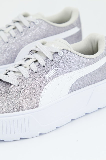 PUMA KARMEN GLITZ JR en color PLATA  (4)