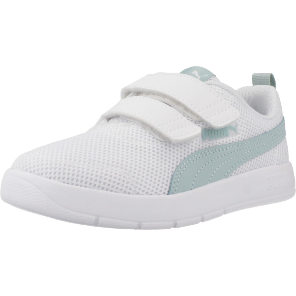 PUMA COURTFLEX V MESH PS en color BLANCO  (1)