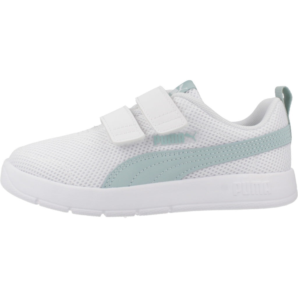 PUMA COURTFLEX V MESH PS en color BLANCO  (2)