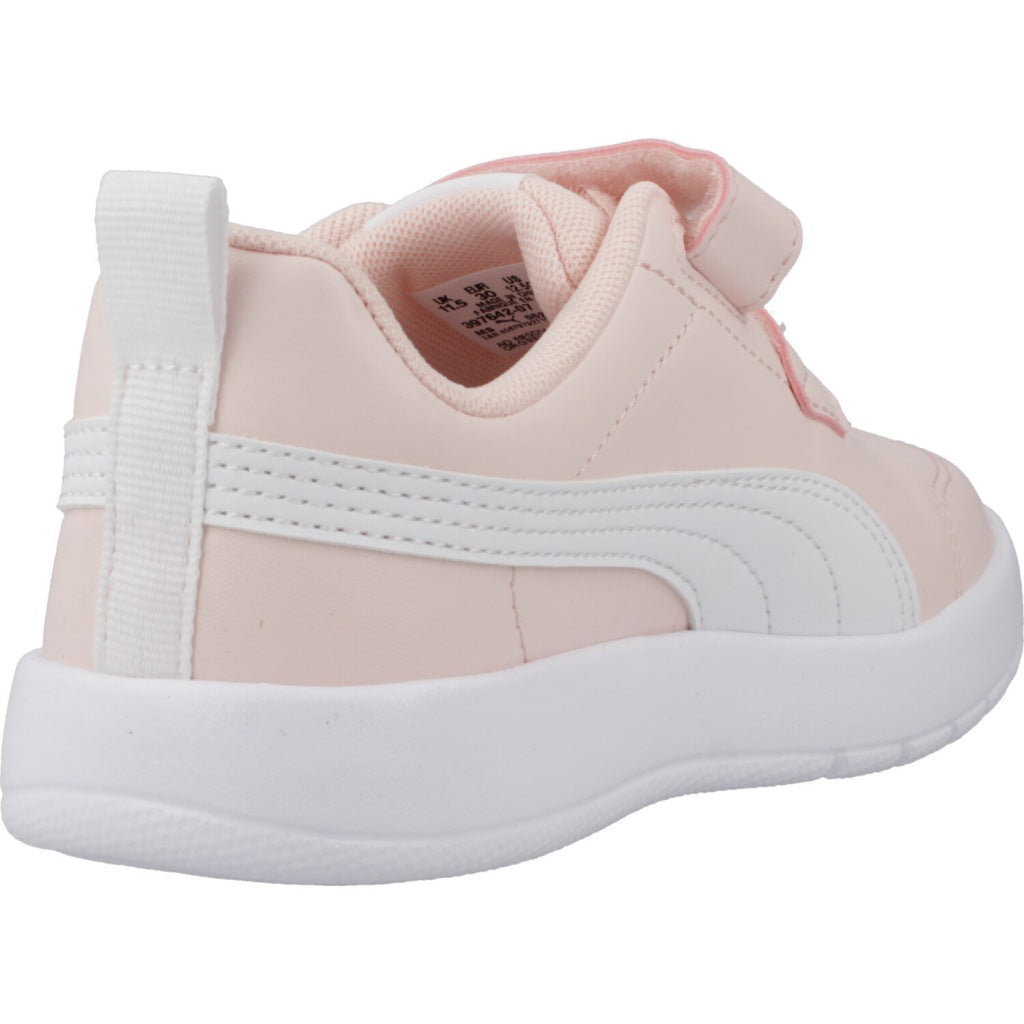 PUMA COURTFLEX V V PS en color ROSA  (3)