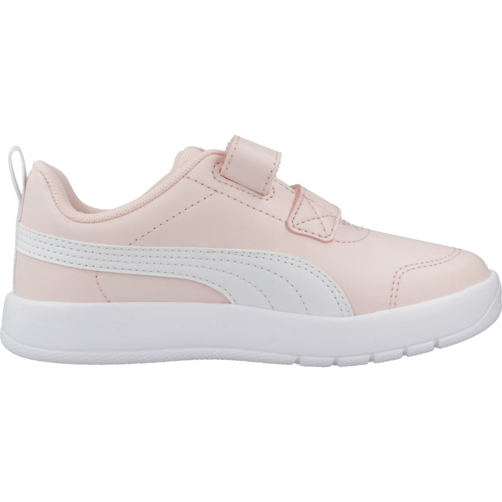 PUMA COURTFLEX V V PS en color ROSA  (4)