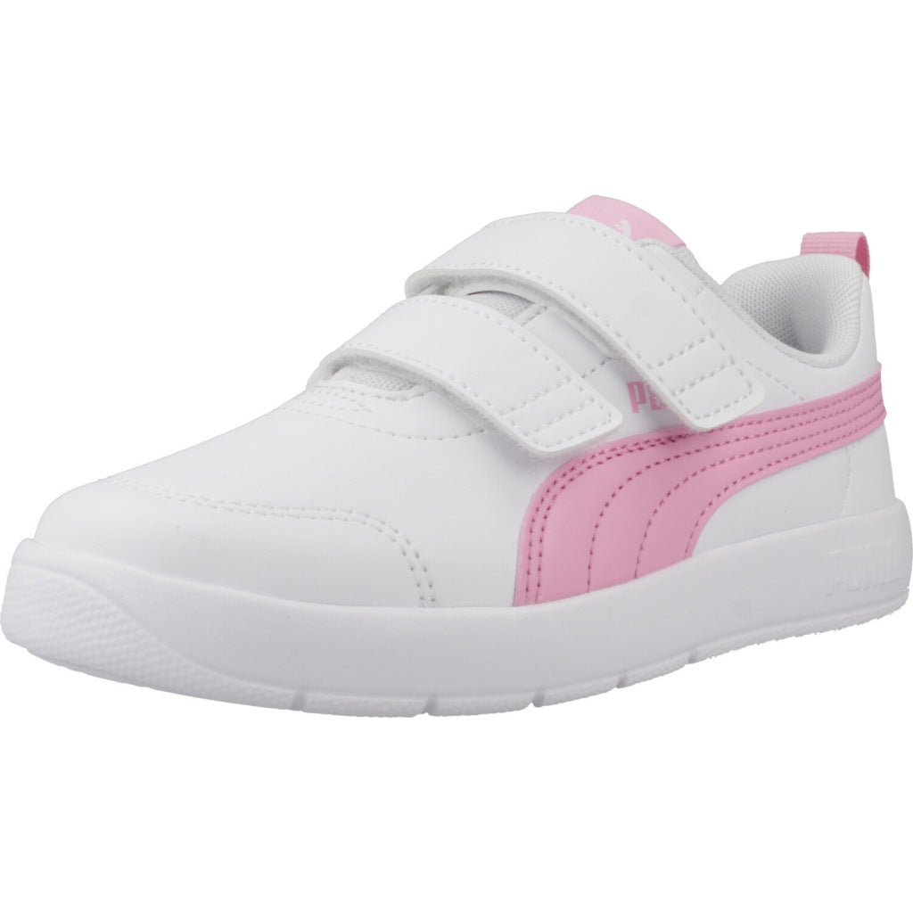 PUMA  COURTFLEX V V PS en color BLANCO  (1)