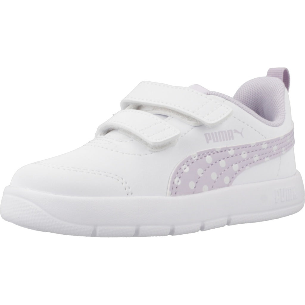 PUMA COURTFLEX V DOTTY V INF en color BLANCO  (1)