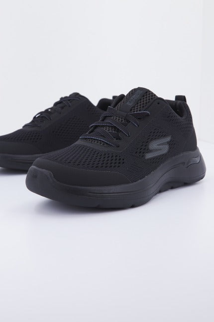 SKECHERS GO WALK ARCH FIT-IDYLLIC en color NEGRO  (2)