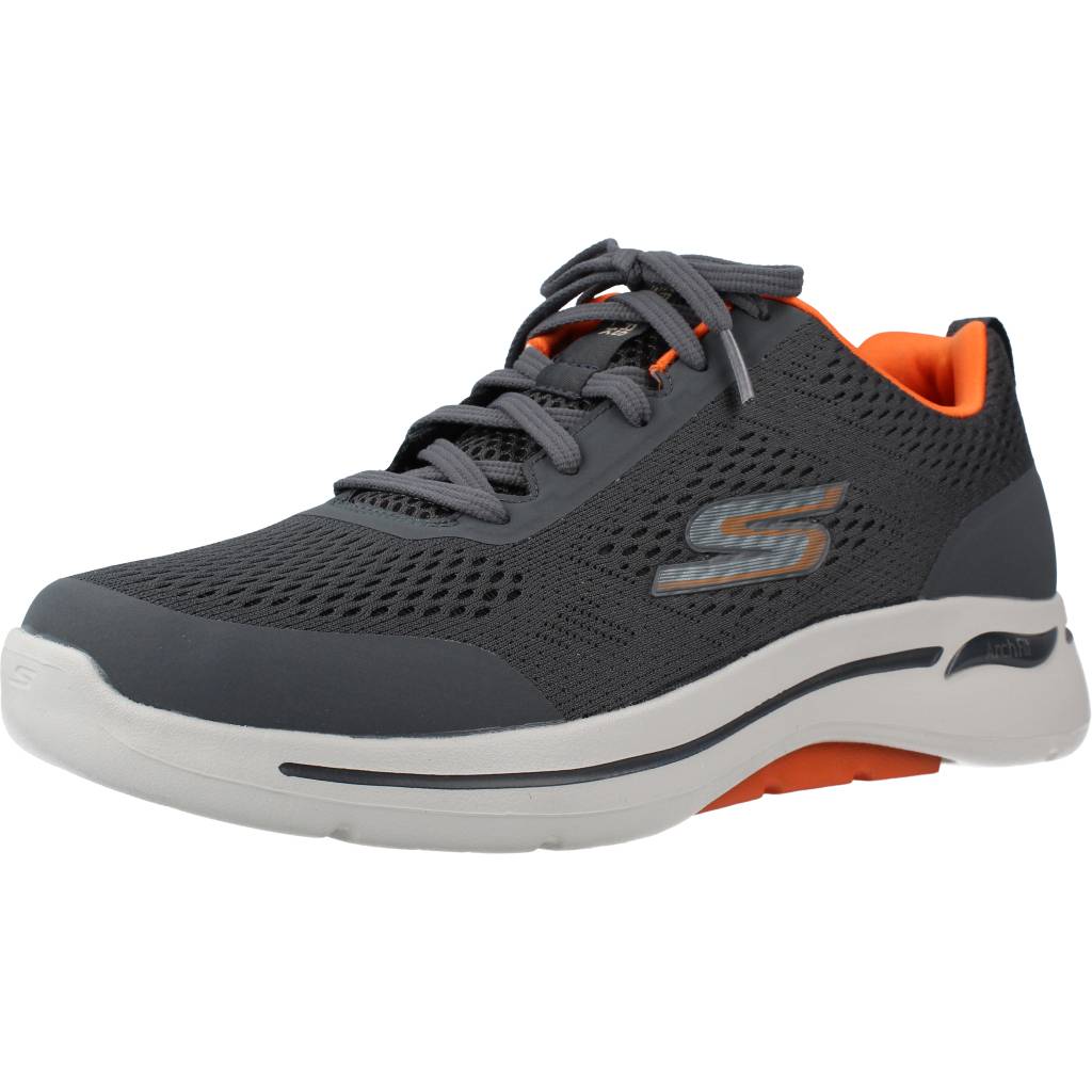 SKECHERS GO WALK ARCH FIT-IDYLLIC en color GRIS  (1)