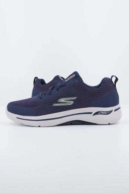 SKECHERS GO WALK ARCH FIT-IDYLLIC en color AZUL  (2)