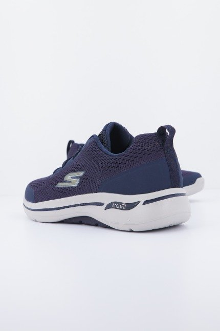 SKECHERS GO WALK ARCH FIT-IDYLLIC en color AZUL  (3)