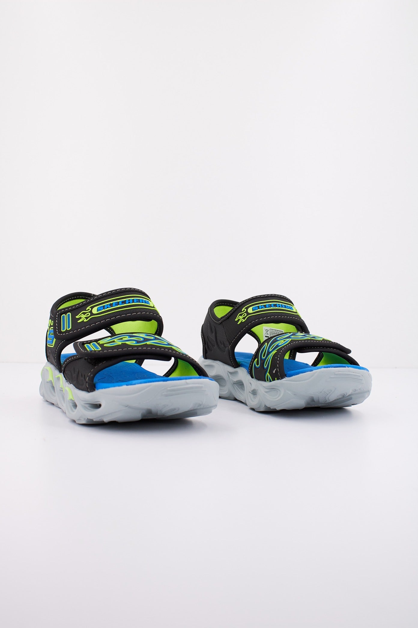 SKECHERS S LIGHTS: THERMO SPLASH en color NEGRO  (2)