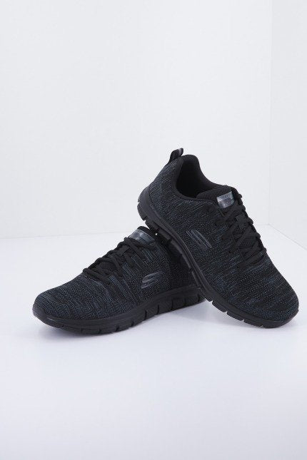 SKECHERS TRACK FRONT RUNNER en color NEGRO  (3)