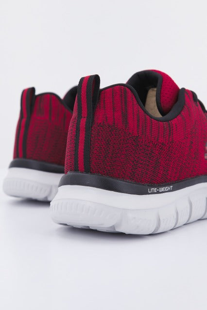 SKECHERS TRACK FRONT RUNNER en color ROJO  (3)