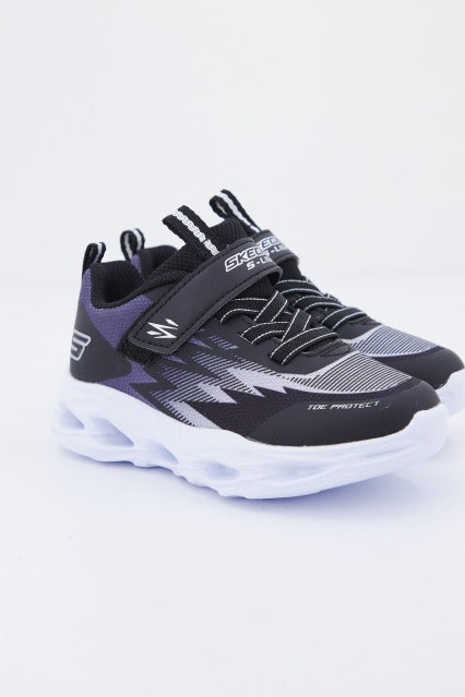 SKECHERS VORTEX-FLASH ZORENT en color NEGRO  (1)