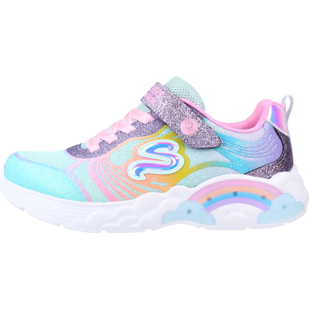 SKECHERS RAINBOW RACER-NOVA BLITZ en color AZUL  (2)