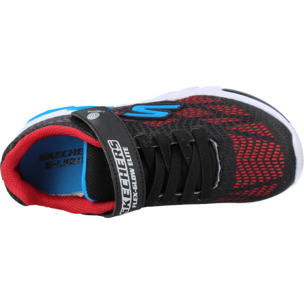 SKECHERS FLEX-GLOW ELITE - VORLO en color NEGRO  (7)