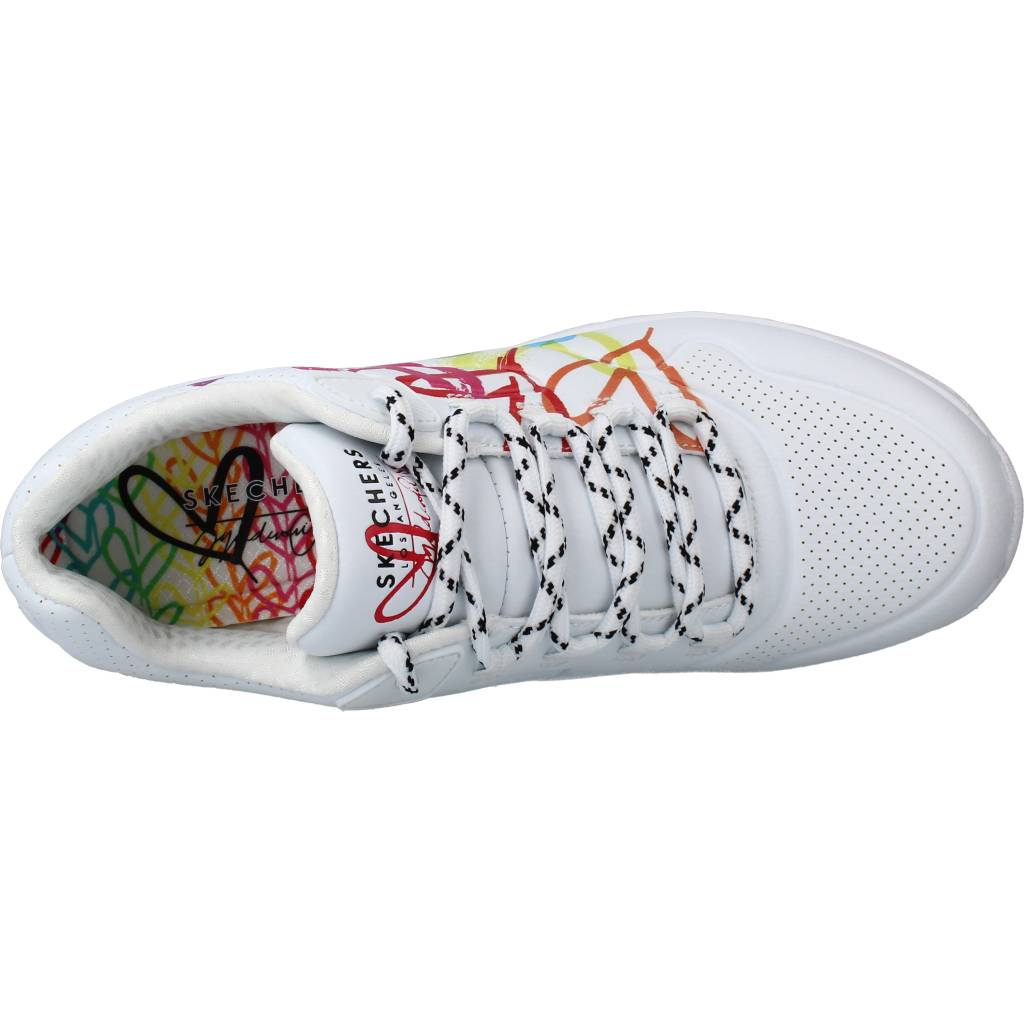 SKECHERS UNO  - FLOATING LOVE en color BLANCO  (7)